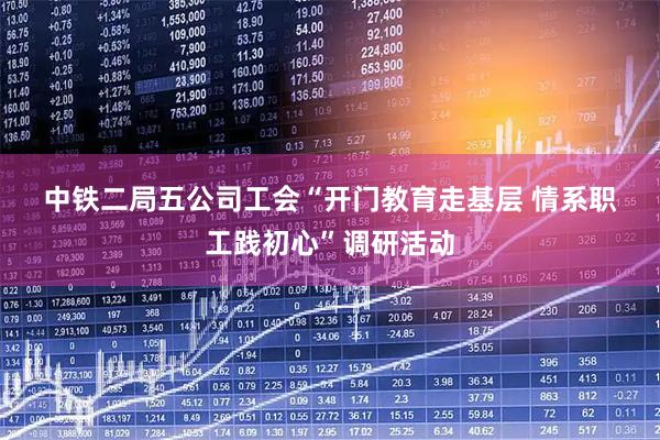 中铁二局五公司工会“开门教育走基层 情系职工践初心”调研活动